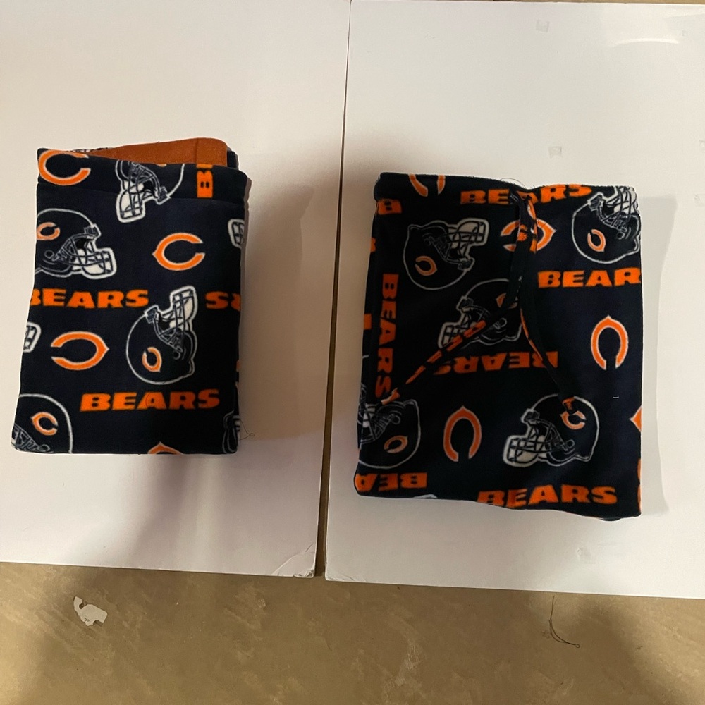 Chicago Bears Fleece Receiving Blanket and Gift Bagt